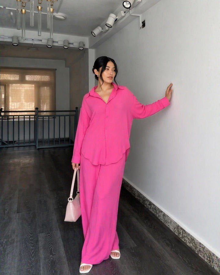Satin Shab – Shirt Co-ord
